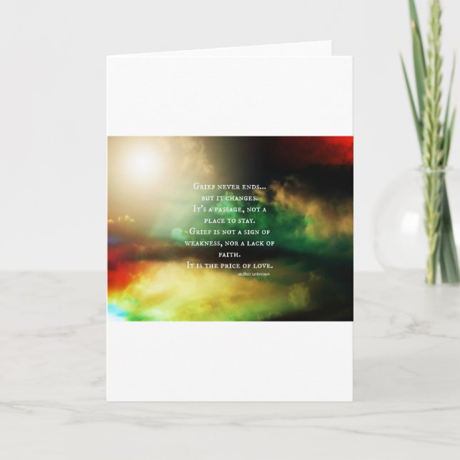 GRIEF never ends Card (Front)