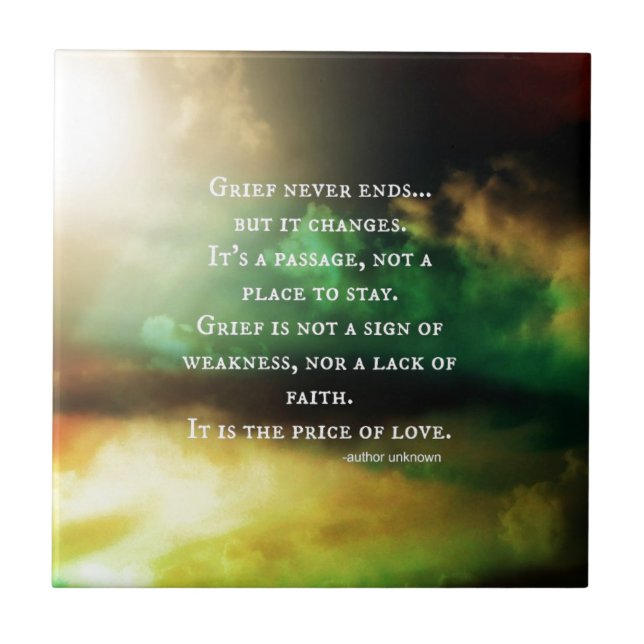 GRIEF never ends Tile (Front)