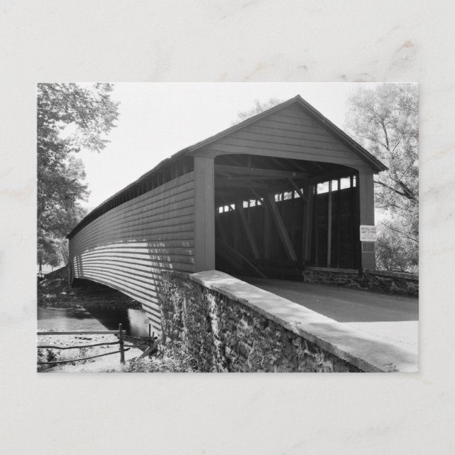 Griesemer Mill Covered Bridge Postcard (Front)