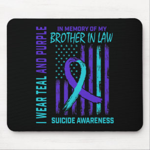 Grieving Gifts Loss Of Brother In Law Suicide Awar Mouse Pad