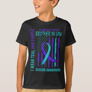 Grieving Gifts Loss Of Brother In Law Suicide Awar T-Shirt