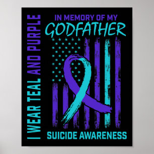 Grieving Gifts Loss Of Godfather Suicide Awareness Poster