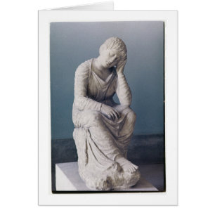 Grieving maiden, Attic, Greece, c.330 BC (stone)