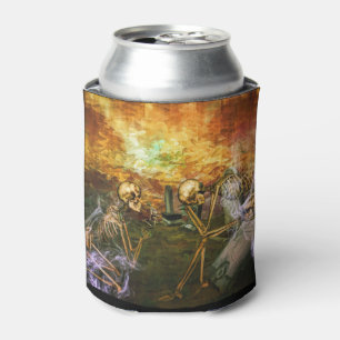 Grieving Skeleton Can Cooler