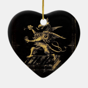 Griffin Ceramic Tree Decoration