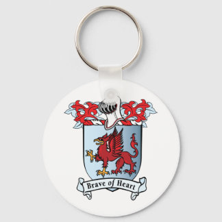 Griffin Crest Key Ring