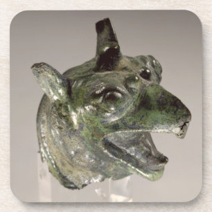 Griffin head, fragment of a cauldron attachment, f coaster