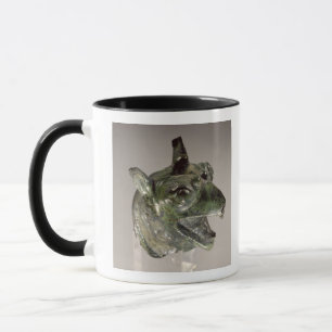 Griffin head, fragment of a cauldron attachment, f mug