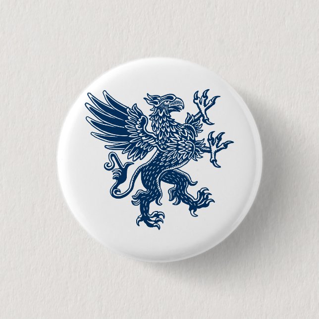 Griffin - Indigo Blue Style 3 Cm Round Badge (Front)