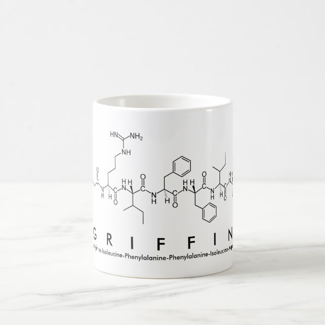 Griffin peptide name mug (Center)