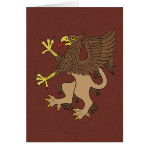Griffin Rampant Greeting Card