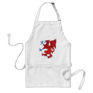 Griffin Rampant Gules Standard Apron