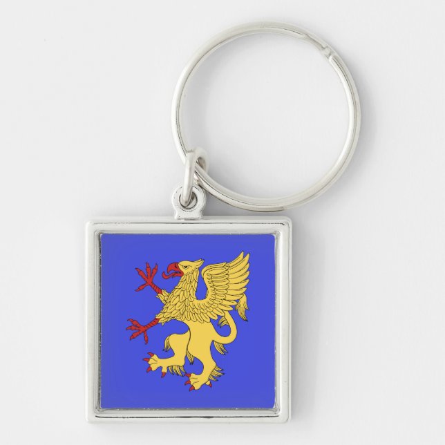 Griffin Rampant Or Key Ring (Front)