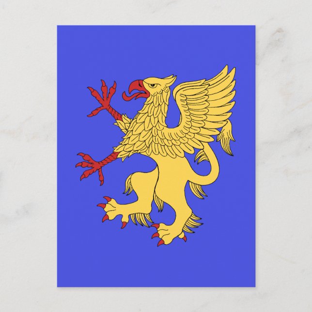 Griffin Rampant Or Postcard (Front)
