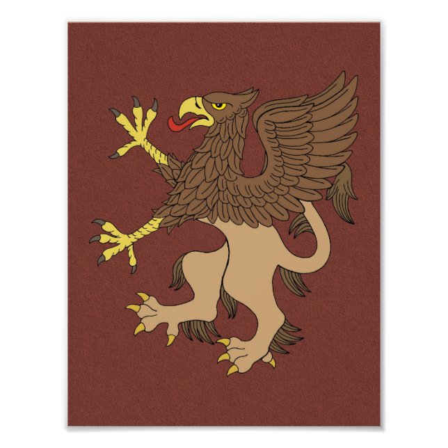 Griffin Rampant Photo Print (Front)
