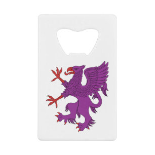 Griffin Rampant Purpure