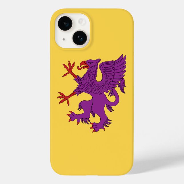 Griffin Rampant Purpure Case-Mate iPhone Case (Back)