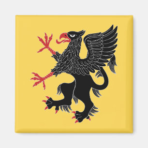 Griffin Rampant Sable Magnet