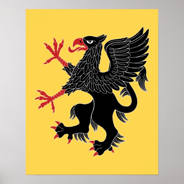 Griffin Rampant Sable Poster (Front)