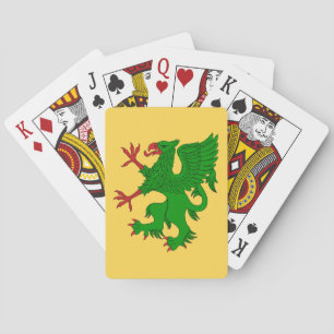Griffin Rampant Vert Playing Cards