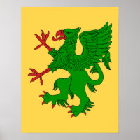 Griffin Rampant Vert