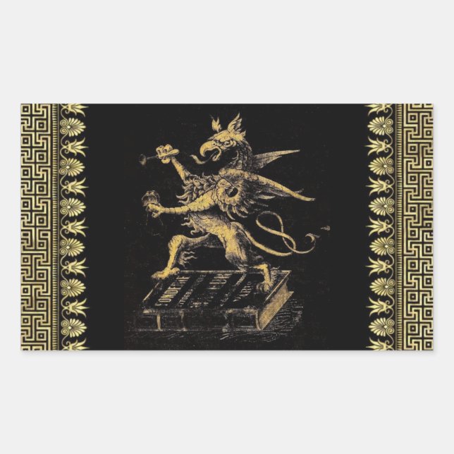 Griffin Rectangular Sticker (Front)
