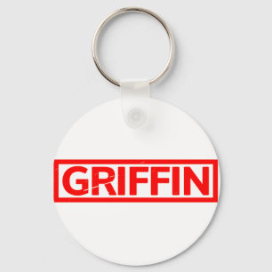 Griffin Stamp Key Ring