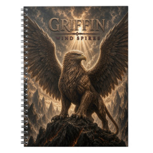 Griffin Wind Spires Dark Cinema Notebook