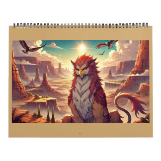 Griffins, Dragons, & Desolate landscapes Calendar