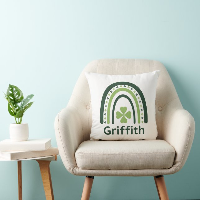 Griffith Clover Boho Rainbow Cushion (Chair)