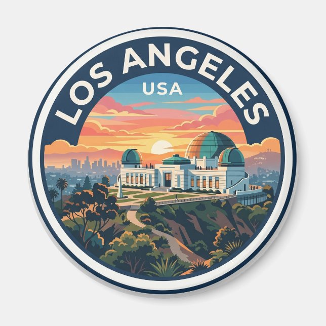 Griffith Observatory California Magnet (Front)