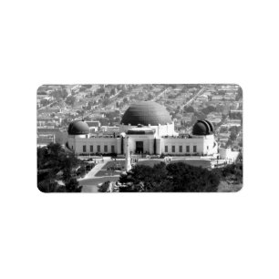Griffith Observatory Label