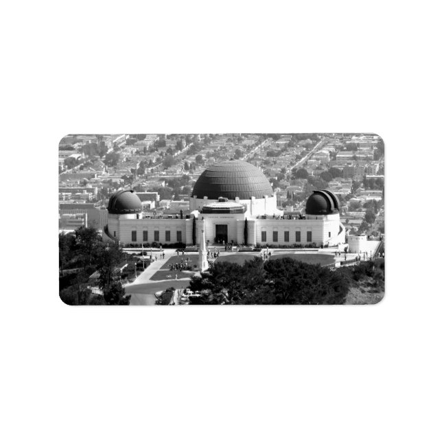 Griffith Observatory Label (Front)