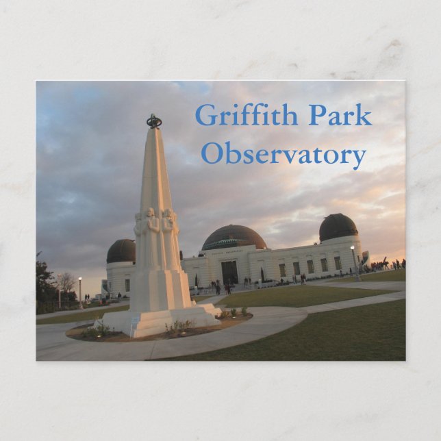 Griffith Park Observatory Postcard (Front)
