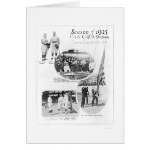 Griffith Stadium Baseball 1925