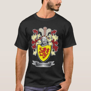 Griffiths Family Crest Coat of Arms T-Shirt
