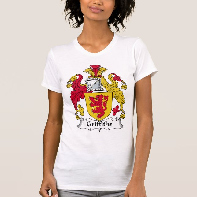 Griffiths Family Crest T-Shirt (Front)