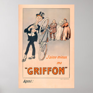 Griffon Bicycle Poster