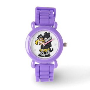 Griffon Vulture cartoon choose background colour Watch