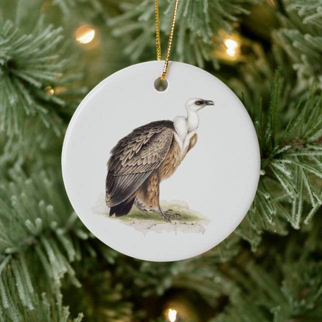 Griffon Vulture Tree Ceramic Ornament (Tree)