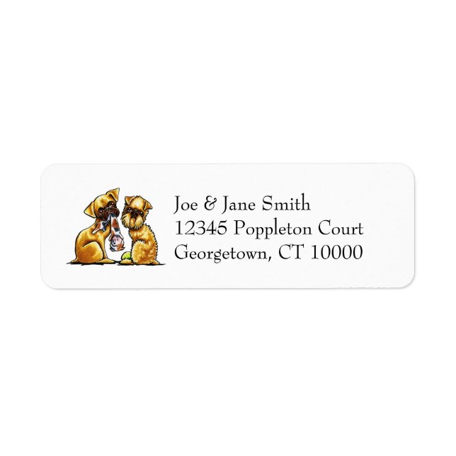 Griffs And Toys Return Address Label (Front)