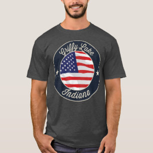 Griffy Lake - Patriotic Indiana Souvenir T-Shirt