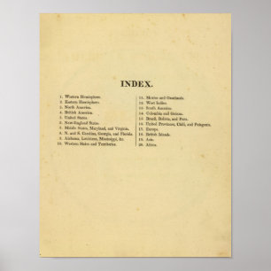 Grigg's American school atlas Poster