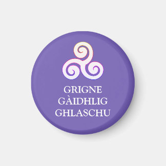 Grigne Gàidhlig Ghlaschu Button Magnet