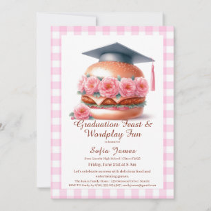 Grill and Chill Graduation Party Invitation