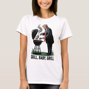 Grill By Grill Trump Daddy Funny Retro T-Shirt