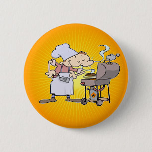 Grill Chef 6 Cm Round Badge