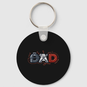 Grill Dad BBQ Pitmaster Father Fathers Day Key Ring