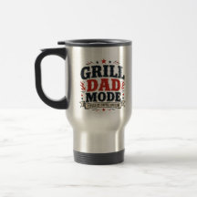 Grill Dad Mode Fuelled by Coffee and Fire Mug