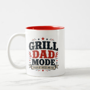Grill Dad Mode Two-Tone Coffee Mug